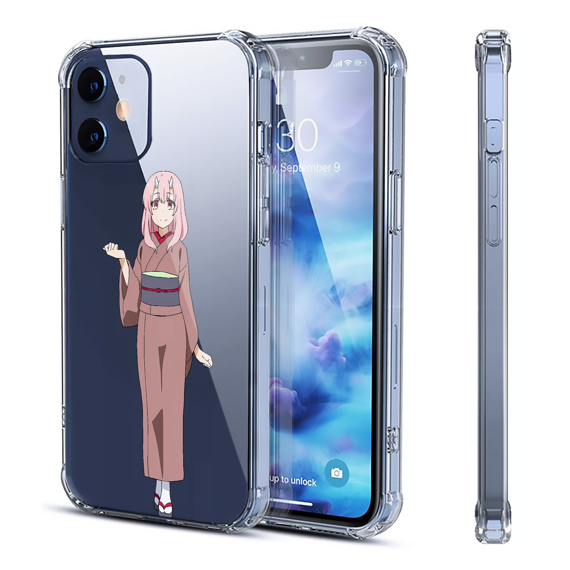 （画像用） 転スラ Regarding Reincarnated to Slime 【iPhone 12シリーズ対応】透明スマホケース（クリアソフトケース）